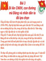 Bài 3 Lí luận chính trị Đoàn Viên Thanh niên