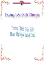 BÀI 1 ĐƯỜNG LÊN ĐỈNH OLIMPIA
