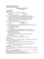 Đề KT Công nghệ 7 HK2 (2010-2011-Mới)