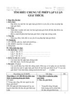 Tìm hiểu chung về phép lập luận giải thích