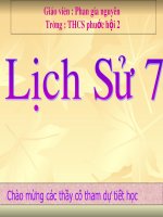 bài 25 phong trào tây sơn I