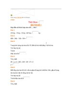 Dề Thi Violympic vòng 15 bài 1 và 3