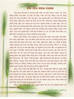 Tạo hóa tạo ra bốn mùa