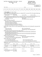 Kiểm tra 1 tiết HKII Vật lí 10CB