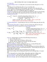 DE CUONG ON VAT LY 8