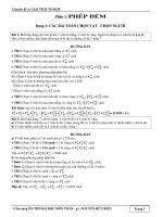 Tuyển chọn các dạng bài tập điển hình thuộc chuyên đề “các quy tắc đếm” ôn thi đại học.