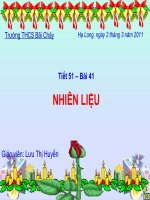 Bài 41: Nhiên liệu