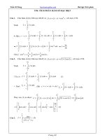 Cách giải các bài toán tích phân hàm số dạng đặc biệt