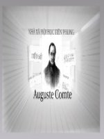 Bài thuyết trình về August Comte