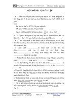 Câu hỏi và bài tập Hoá học 8