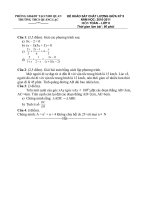 Đề thi 24 tuần năm 2010-2011