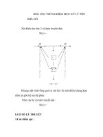 Báo cáo thí nghiệm môn xử lý tín hiệu số