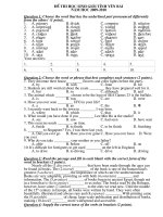 De thi HSG tinh Yen Bai 2009-2010