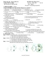 VẬT LÝ 7-Thi học kỳ 2.08-09