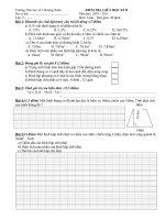 Kiểm tra môn Tiếng Việt và Toán giữa kỳ II- lớp 5