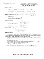 Đề thi HSG huyện Toán 2010 - 2011