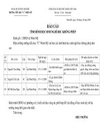 BAO CAO TINH HINH HOC SINH BO HOC KHONG PHEP thang 4 nam 2009