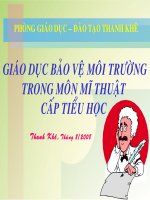 giao duc BVMT trong TH