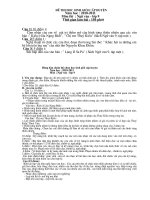 Đề thi/đáp án HSG Văn 2010 - 2011