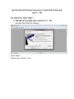 Lập trình điều khiển đèn giao thông ngã tư có người đi bộ sử dụng ngôn ngữ S7 – 300