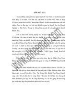 báo cáo thực tập tại Khách Sạn Ngọc Khánh