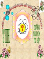 phát triển nhận thức: Chủ điểm QH- ĐN - Bác Hồ