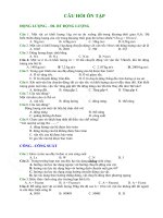 ÔN TẬP LY 10-HKII