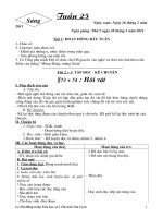 Giao an tuan 25 ca ngay năm hoc 2010- 2011