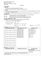 Giáo án vật lí 10 tiết ôn tập