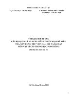 TL tap huan ra de KT mon vat ly