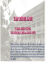 TẬP HÌNH ẢNH TỔNG TIẾN CÔNG VÀ NỔI DẬY MÙA XUÂN 1975