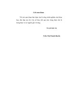 luận văn thạc sĩ  Tổ chức công tác kế toán doanh thu, chi phí tại Công ty TNHH Ericsson Việt Nam