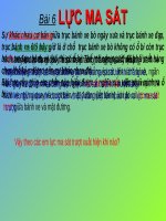 bài 6 : Lực ma sát