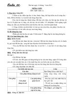 Giáo án Tập đọc tuần 28