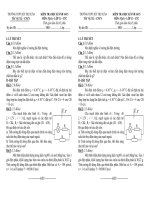 Đề kiểm tra vật lí 11 có đáp án chi tiết