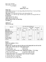 Kiểm tra 1T ngữ văn 7 Kì 1