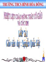 Chuyển đổi câu chủ động thành câu bị động (tt)