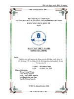 Tiểu luận môn Kinh tế lượng Nghiên cứu ảnh hưởng tác động của tốc độ tăng xuất khẩu và tốc độ tăng FDI tác động tới tốc độ tăng tăng trưởng kinh tế của Ve-nue-zue-la