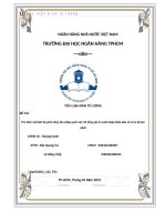 Tiểu luận môn Kinh tế lượng Tìm hiểu mối quan hệ giữa tổng thu nhập quốc nội với tổng giá trị xuất nhập khẩu, dân số và lạm phát