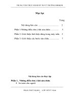 đồ án kỹ thuật điện điện tử Giới thiệu linh kiện dung trong máy DAEWOO CHASSIS C_50N