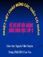 Tiết 52: Đường tròn ngoại tiếp.Đường tròn nội tiếp