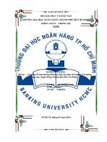 Tiểu luận môn Kinh tế lượng Các yếu tố ảnh hưởng đến học tập của sinh viên khóa 27 trường Đại học Ngân Hàng Thành phố Hồ Chí Minh