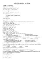 bài tập oxi - lưu huỳnh (cb) chuẩn