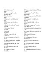 100 Câu Gián tiếp