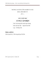đồ án kỹ thuật điện điện tử  Chiếu sáng đô thị Chiếu sáng đường Trần Phú