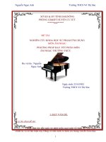 Phương pháp dạy tốt âm nhạc thường thức