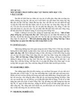 Một số biện pháp chống học vẹt trong môn Học vần