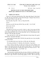 Phương án xử lý chất thải cá nóc trong chế biến thủy sản theo Đề án Cá Nóc