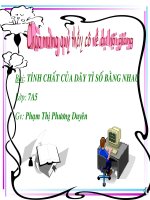 HGH.TINH CHAT DAY TI SO BANG NHAU