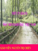 BÀI 31: ĐẶC ĐIỂM KHÍ HẬU VIỆT NAM